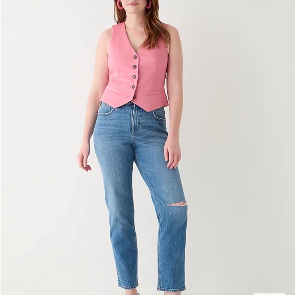 J.Crew High-rise '90s classic straight jean in Rouses wash